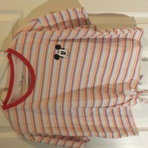 Striped Mickey Mouse crop top